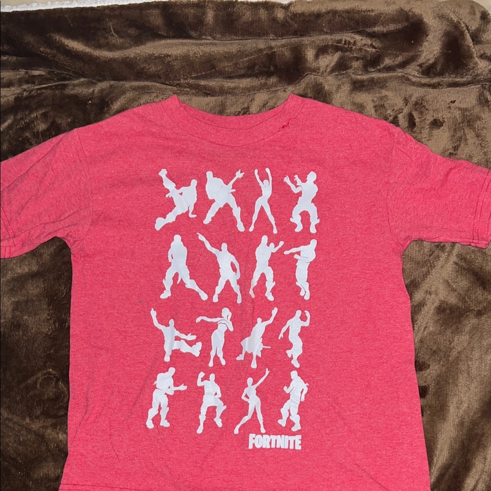 Red Fortnite Graphic T-Shirt
